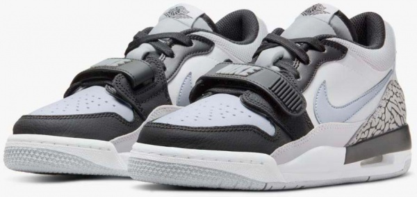 Кроссовки Nike AIR JORDAN LEGACY 312 LOW (GS) CD9054-105 р.37,5 белый