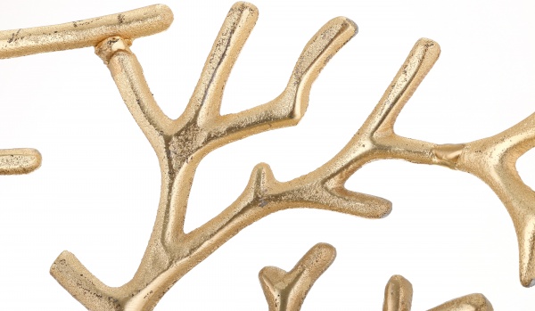 Фруктовниця золотий корал 35x15 16158 A/GLD метал 