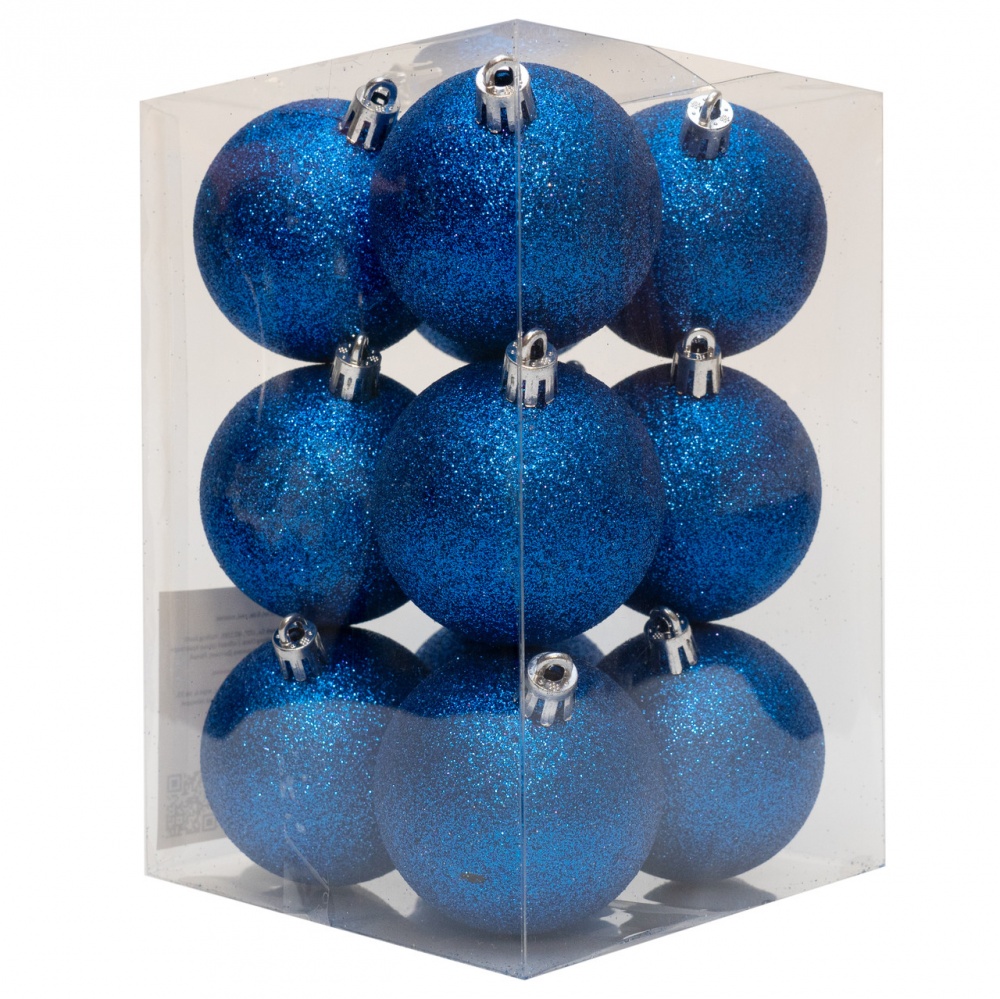 Набор елочных шаров 892166 d 60 мм 12 шт./уп.