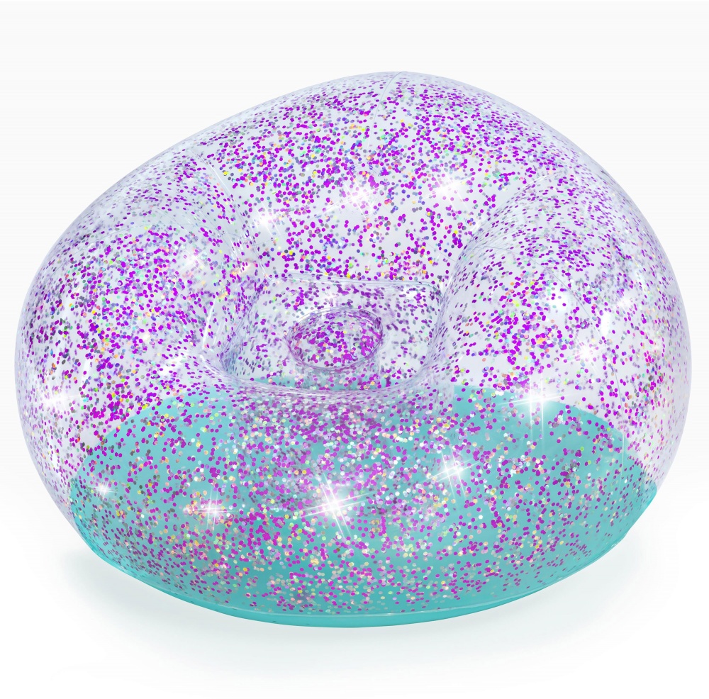 Кресло Bestway Glitter Dream Inflate-a-Chair 114х112х66 см
