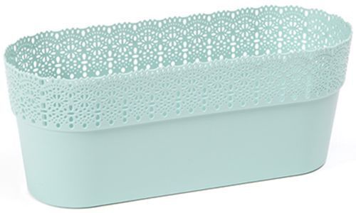 Горщик Lamela Белла 380 овальний м'ятний 