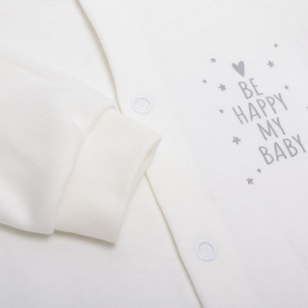 Комбинезон унисекс Моя планета р.80 молочный б301-2 