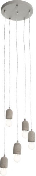 Підвіс Eglo Silvares 5xE27 сірий 95524 
