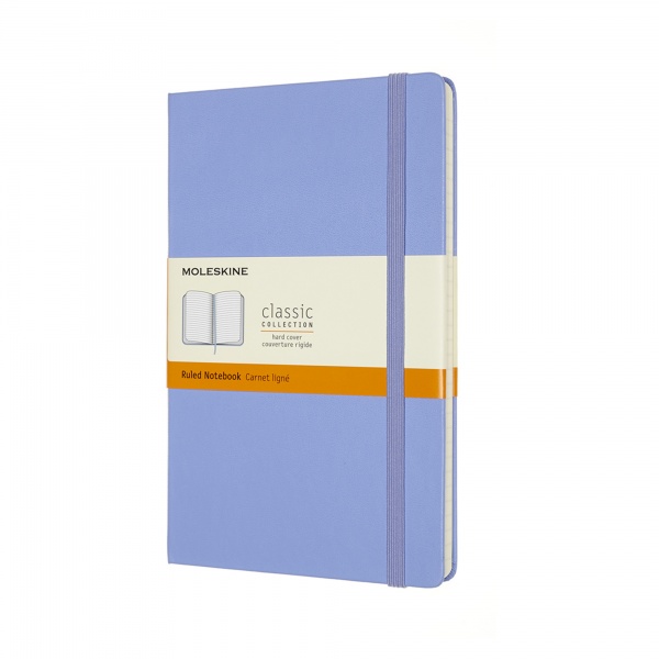 Блокнот для записей Classic 13х21 см линия голубая гортензия QP060B42 Moleskine