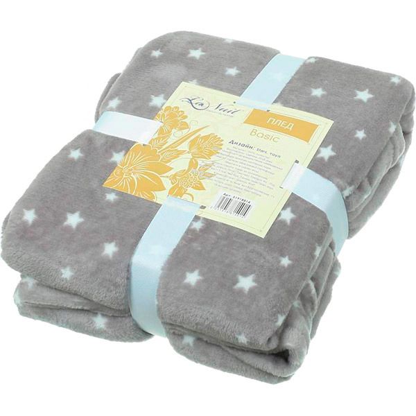 Плед Basic La Nuit Stars серый 200x220 см