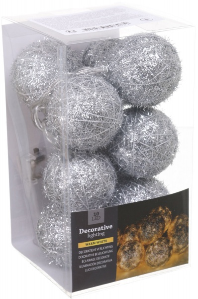 Электрогирлянда Aх5307310 светодиодная (LED) 10 ламп 1,8 м 