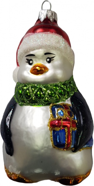 Ялинкова іграшка Юріта Пінгвін великий A112 11,5 см 