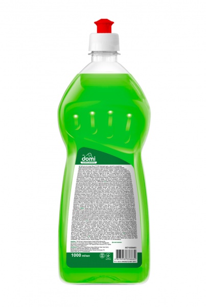 Средство для ручного мытья посуды Domi Яблоко 1л