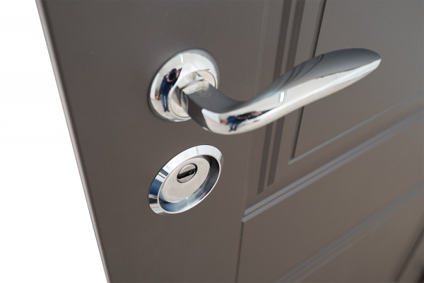 Дверь входная Abwehr АМ-133 086П (V) (ШБр+ДНлат) Avers+Kale НЧ шагрень бронза / дуб немо лате 2050х860 мм правая