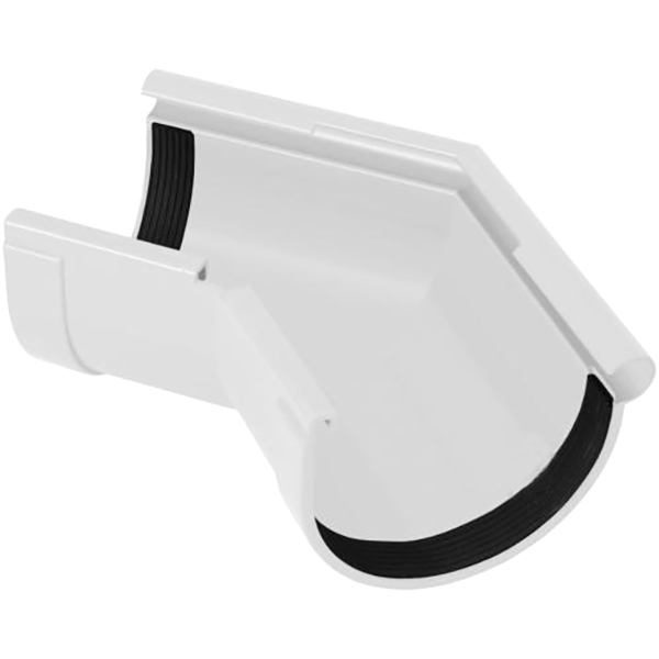 Угол наружный RAINWAY 135° d90 мм белый 