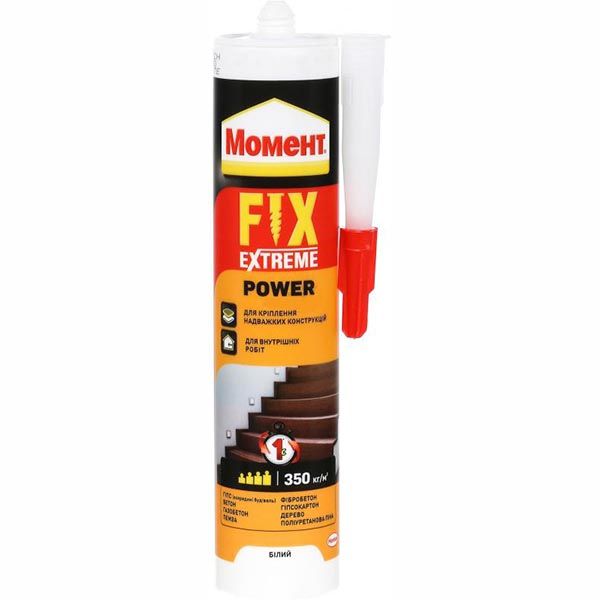 Клей монтажный Момент Fix Extreme Power 385 г 