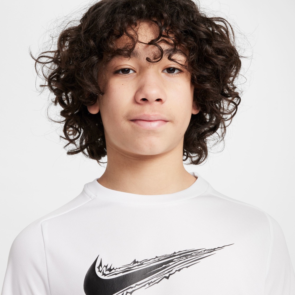 Футболка Nike B NK DF MULTI SS TOP HBR HF8100-100 р.XL белый