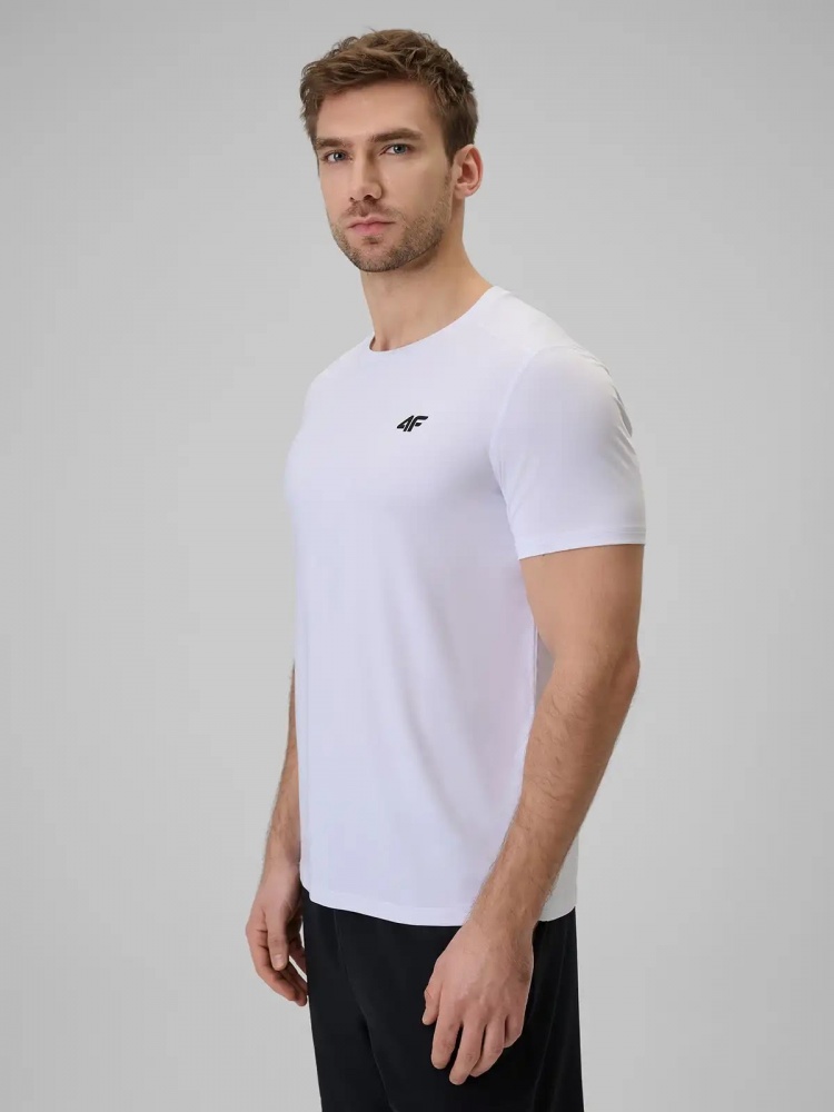 Футболка 4F TSHIRT FNK M1785 4FWSS26TFTSM1785-10S р.S белый