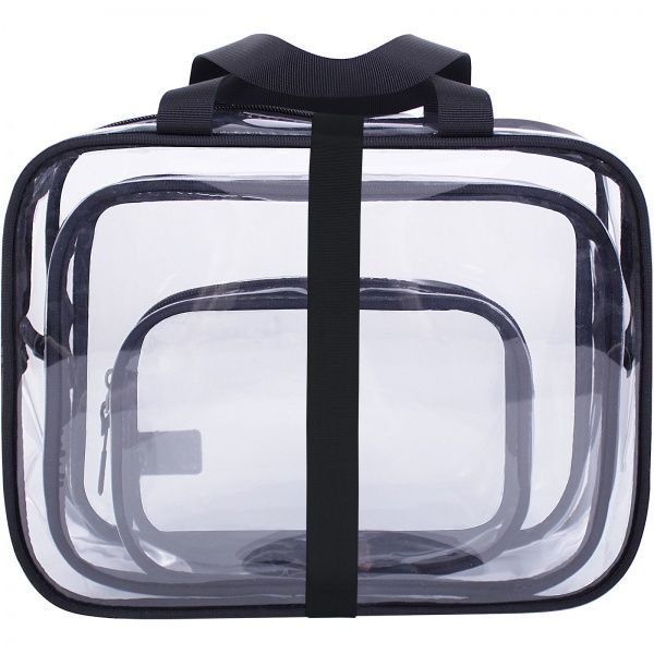 Косметичка Bagland Trio 6 л чорний (0072830) 