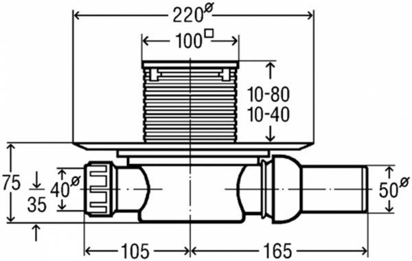 Душевой трап Viega с 