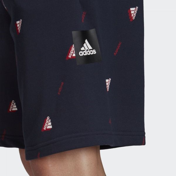 Шорты Adidas MHE Short GFX FI4038 р. M темно-синий