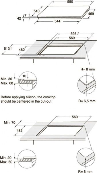 Варочная поверхность Whirlpool GOFL 629/NB