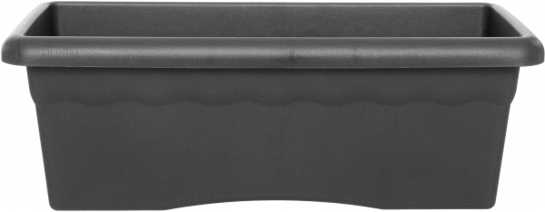 Горшок пластиковый Plastiken Terra Jardinera прямоугольный 22л антрацит 