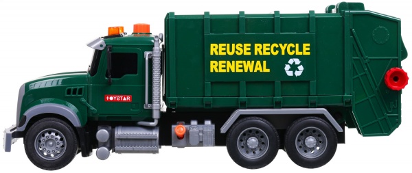 Іграшковий сміттєвоз Shantou інтерактивний 35х12х17 см зелений 666-53P