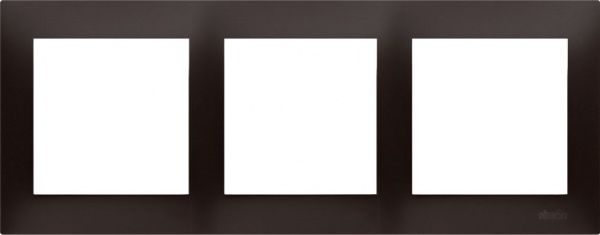 Рамка трехместная Simon Premium универсальная антрацит DR3/48