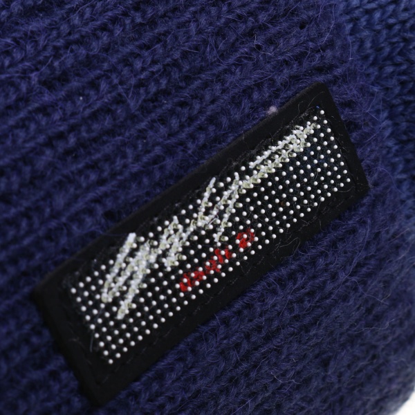 Шапочка детская для мальчика Kraft+ р.48-50 темно-синий с синим 2014 