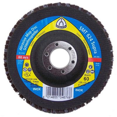 Круг зачисний Klingspor SMT624 36 125x22.23 мм метал