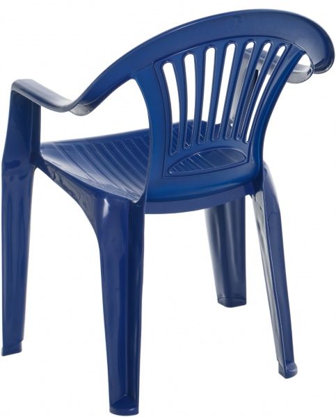 Стул пластиковый Алеана Луч 78x58x56 см синий  