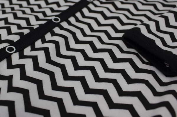 Комбинезон унисекс Маленькие люди Зигзаги (22365551) р.62 черный 