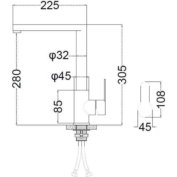 Смеситель для кухни Mixxen Канзас MXIN0435