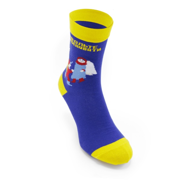 Набір шкарпеток жіночих Leostep Колядники 80060 000 23 р.35-37 червоний 3 шт.