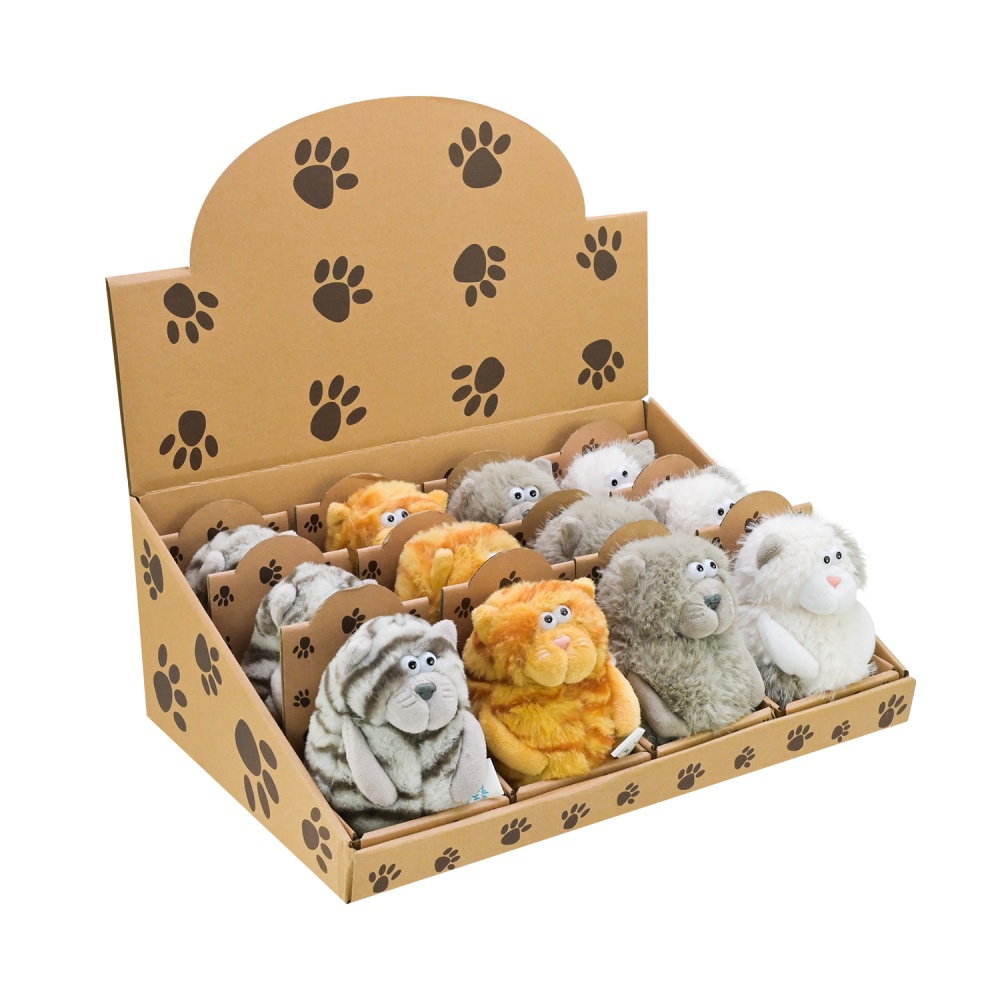 М'яка іграшка Shantou Кіт 13 см в асортименті C6303