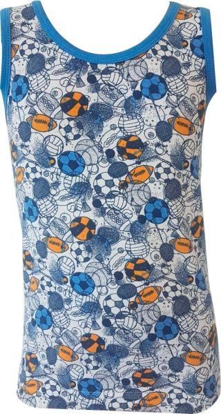 Майка для хлопчиків Bibo р.140 білий із синім 44035 