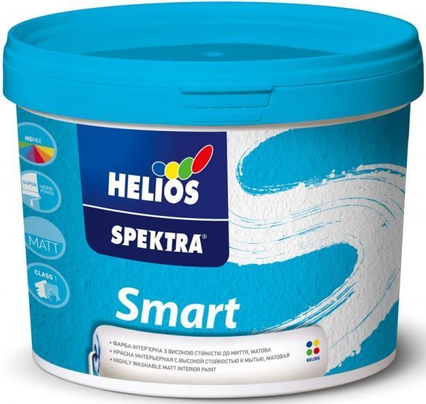 Фарба інтер'єрна акрилова SPEKTRA Siliсonе B1 мат білий 5л 