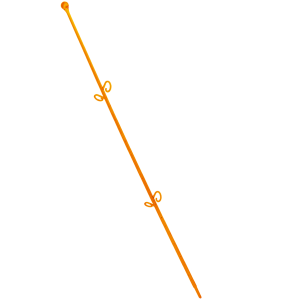 Опора пластиковая Алеана Сфера для орхидей темно-оранжевый прозрачный PS 114044