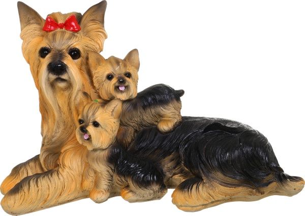 Йоркширский терьер с детками 21x33x17 см