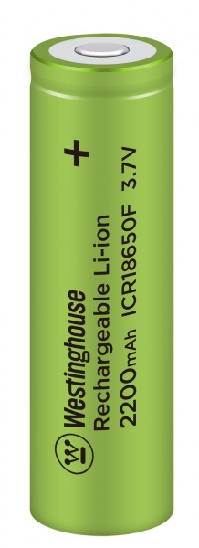Аккумулятор Westinghouse 2200mAh Li-ion ICR 18650 1 шт. (ICR18650F-2200) 