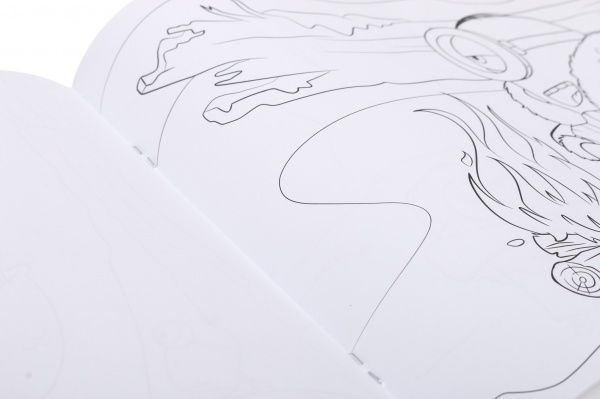 Книга «Альбом для малювання зі зразками для розфарбовування. Посіпаки» 978-966-462-780-8