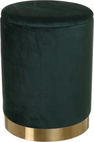 Пуф Мурсія з нішею для зберігання 350х460 мм темно-зелений 
