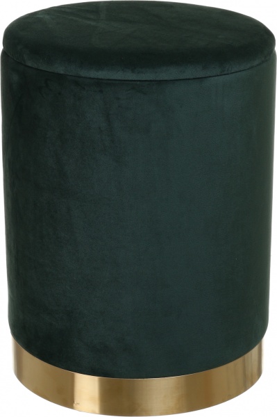 Пуф Мурсия с нишей для хранения 350х460 мм темно-зеленый 