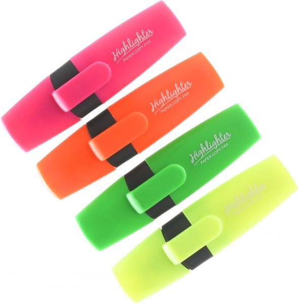 Набор текстовых маркеров Nota Bene 4 шт. разноцветный 