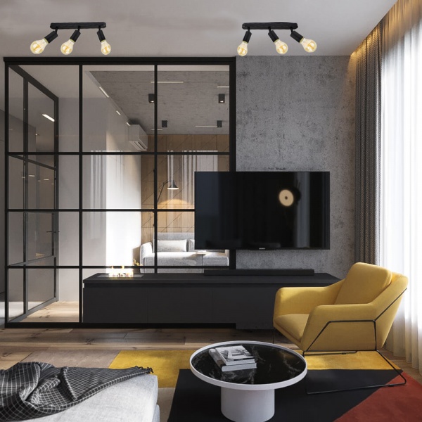 Спот Vio Concept VC101-3 3x35 Вт E27 черный 