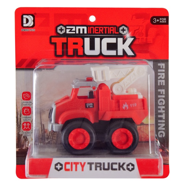 Пожарная машинка Shantou в ассортименте 1:50 3319A/B/C/D