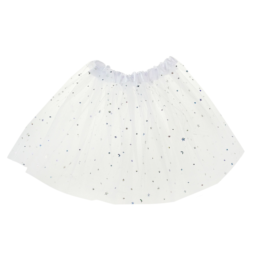 Костюм дитячий карнавальний Shantou (спідниця, маска, браслети) білий E2514-2