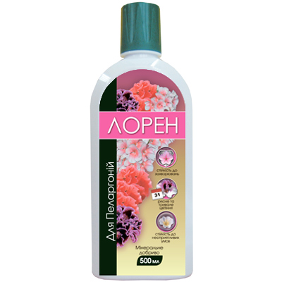 Удобрение Loren для пеларгоний 0.5 л