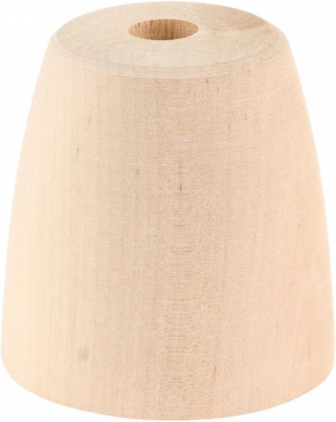 Меблева ніжка №3 d56x60 мм без лака 