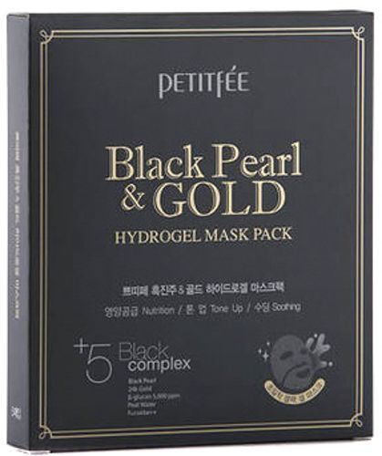 Petitfee з золотом і чорним перлами 5 шт. x 32 г 5 шт.
