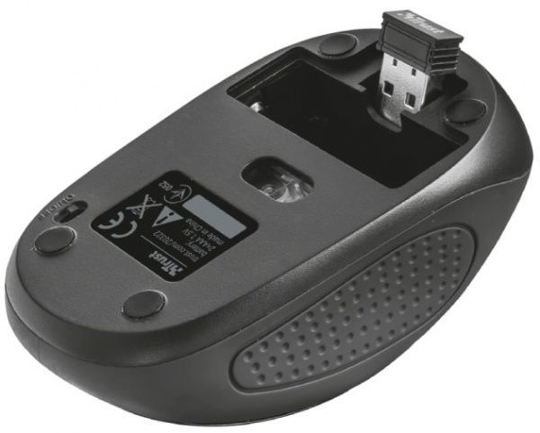 Мишка Trust Primo Wireless mouse with mouse pad black 