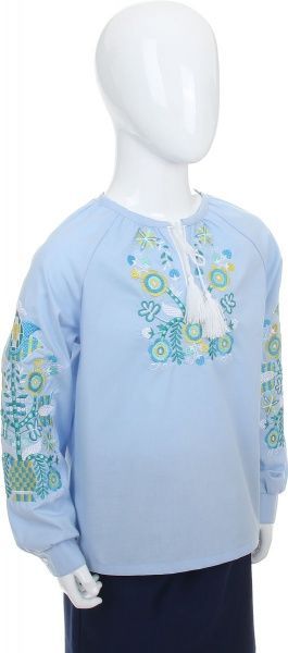 Вишиванка дитяча Едельвіка р.116 блакитний 106-19/09 