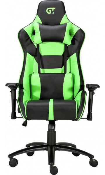 Крісло GT Racer X-0719 чорно-салатовий 