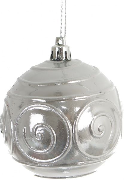 Набор елочных шаров пластиковых Люкс красный d80 мм 75 шт./уп. 